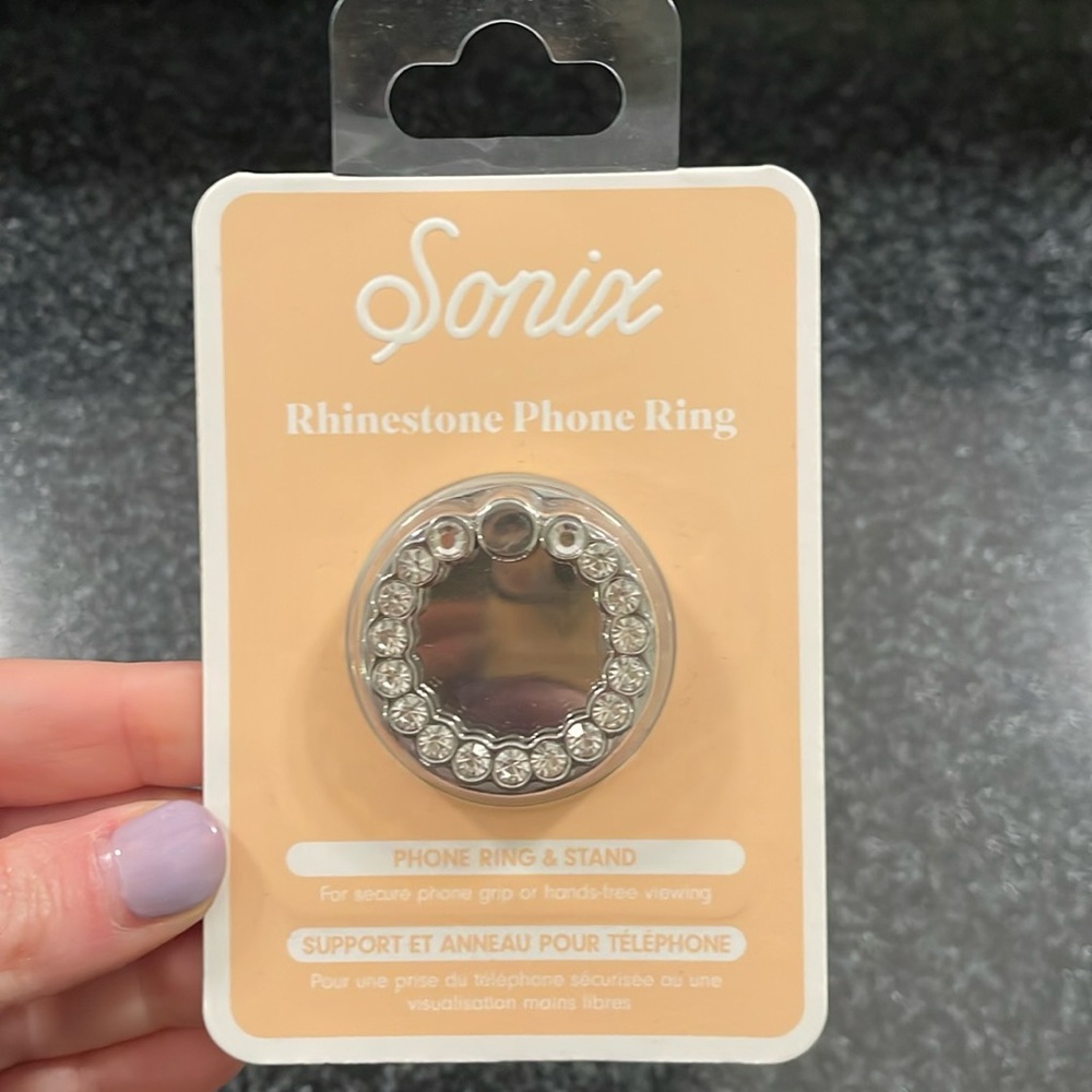 Embellished Rhinestone Phone Ring